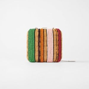 Zara beaded crossbody bag, hardly worn!